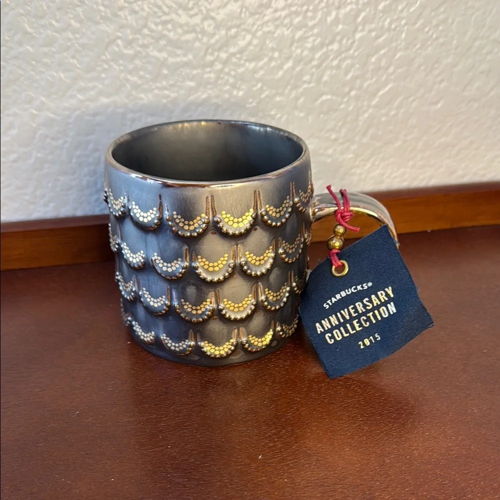 Starbucks Mermaid Siren scales Collection D'Anniversaire 2015 Mug